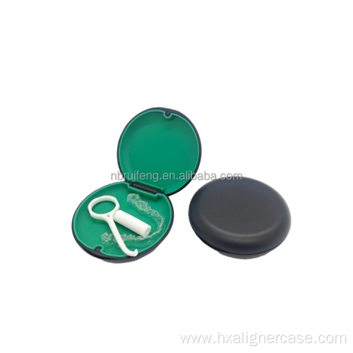 Magnet Dental Orthodontic Retainer Cases With Silicone Pad